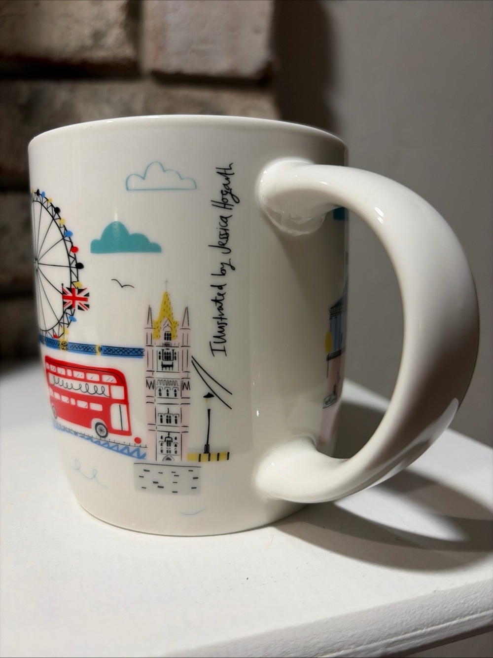 Jessica Hogarth London Skyline Mug Coffee Cup - Picture 4 of 7